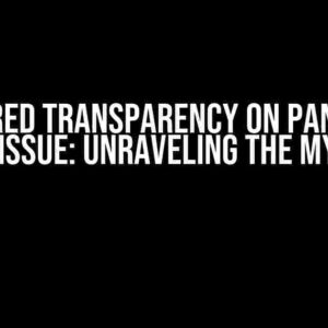 Cornered Transparency on Panel and Image Issue: Unraveling the Mystery