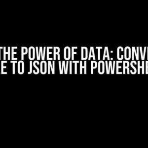 Unlock the Power of Data: Convert Avro File to JSON with PowerShell