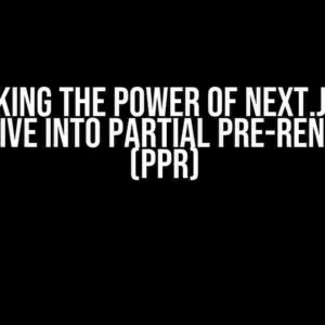 Unlocking the Power of Next.js 14: A Deep Dive into Partial Pre-Rendering (PPR)